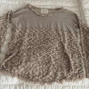 Free People/ We the Free fringe boho sweater  Size Small